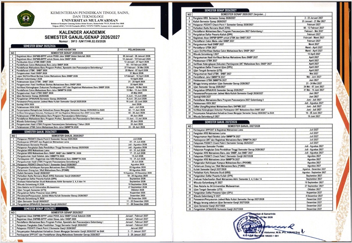 Kalender Akademik