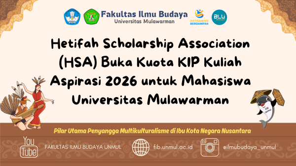 Hetifah Scholarship Association (HSA) Buka Kuota KIP Kuliah Aspirasi 2026 untuk Mahasiswa Universitas Mulawarman